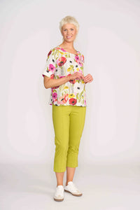SWING OUT TOP Poppies