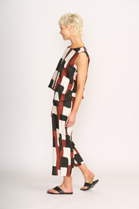 WIDE LEG CROPPED TROUSERS Spice Box