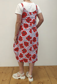 ADJUSTABLE STRAPS DRESS Vibrant Floral