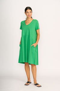 FRILL SEEKER DRESS Kelly Green