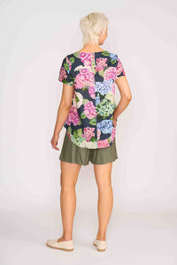 SWING, UP DOWN HEM TOP Hydrangea