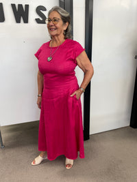 FESTIVAL EVENT DRESS Pink