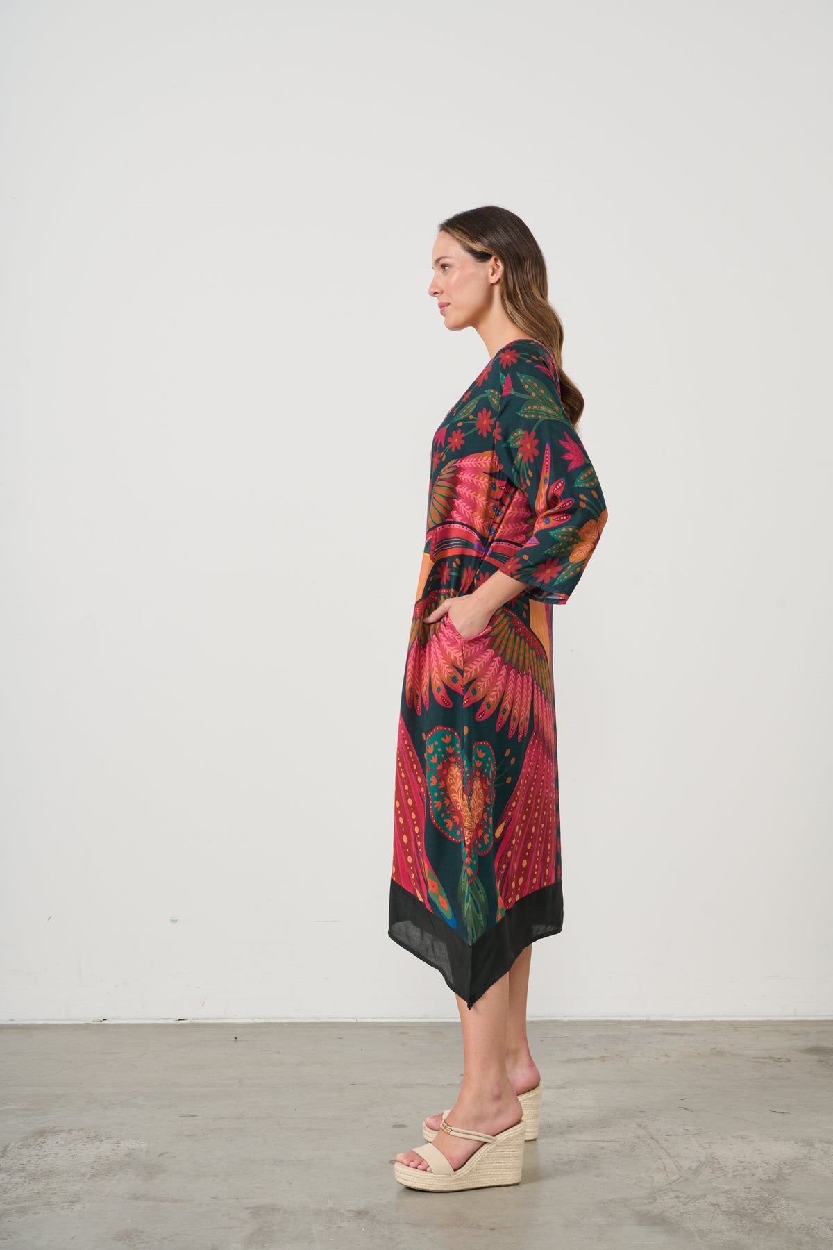 Dress Handkerchief Kaleidoscope Toucan