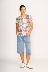 T SHIRT  ROUND NECK Bow-tiful Floral