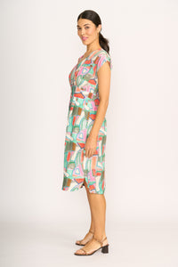 BUTTON FRONT DRESS Colour Fusion