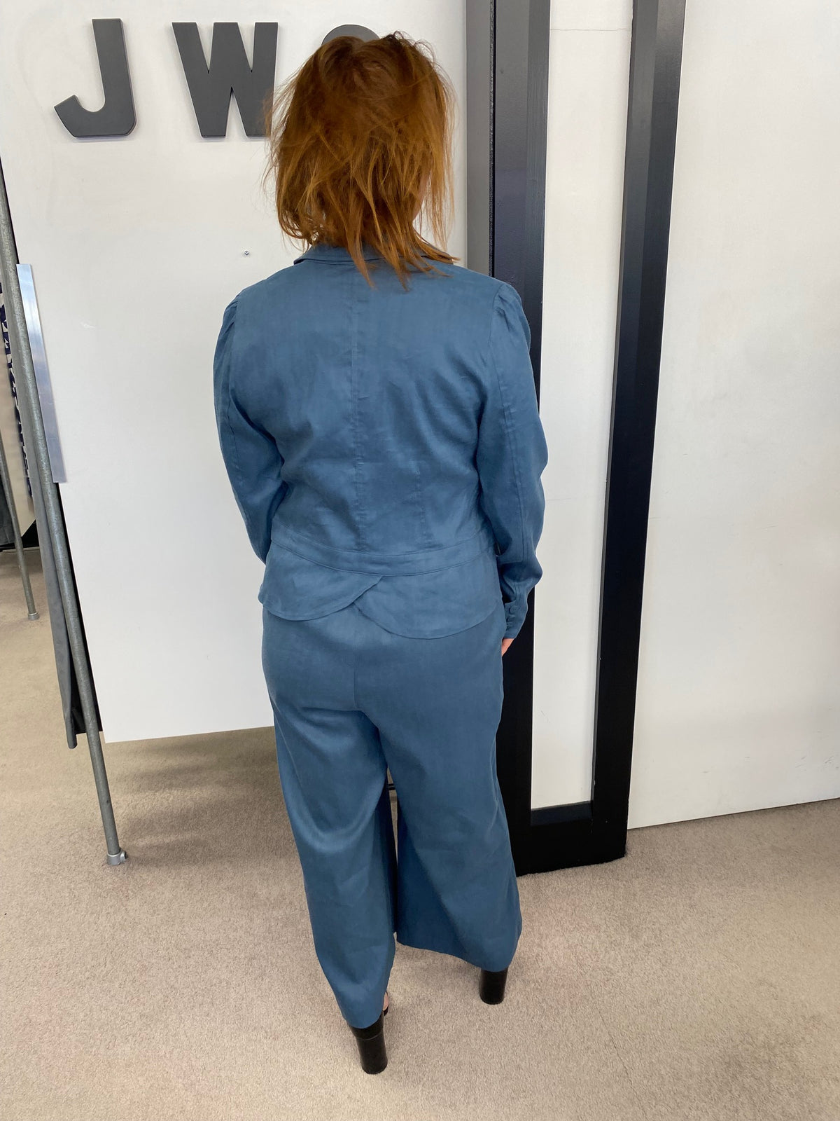 JACKET - SCOOP HEM BACK Steel