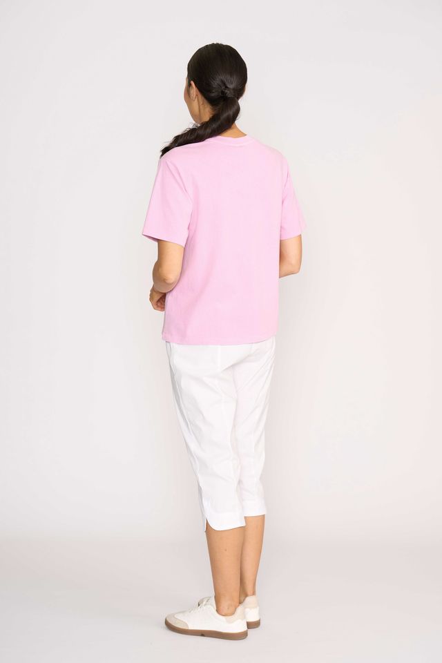 PATCH POCKET T shirt  Rose Bouquet