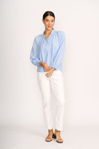 JUST CHILLIN' TOP Ice Blue