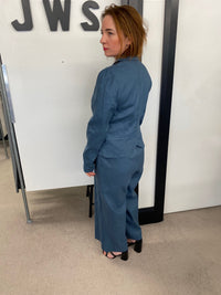 JACKET - SCOOP HEM BACK Steel