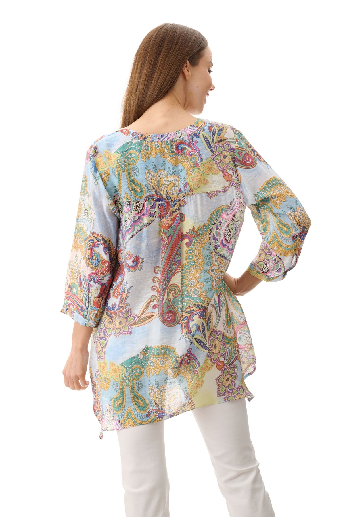 Iris print tunic Multi