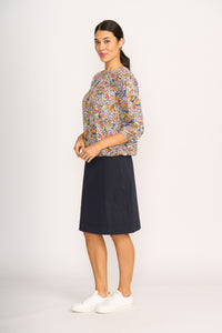 SKIRT CLASSIC PULL ON True Navy