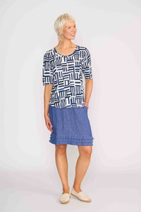 LEADING LADY TOP Block & Roll