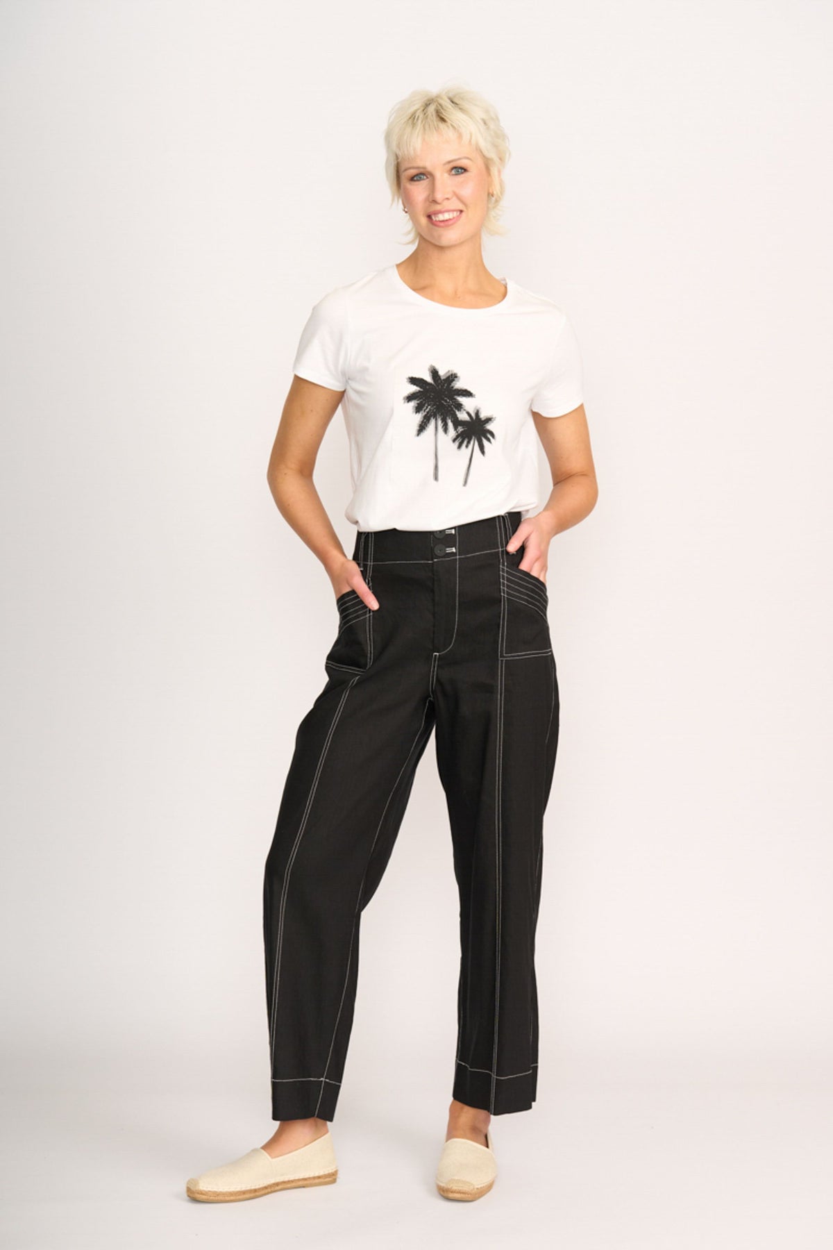 T SHIRT ROUND NECK Shady Palms