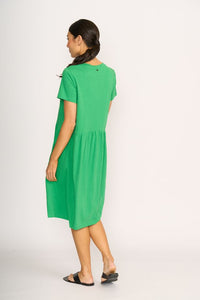 FRILL SEEKER DRESS Kelly Green