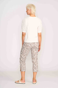 TRIM DETAIL T-SHIRT Ivory