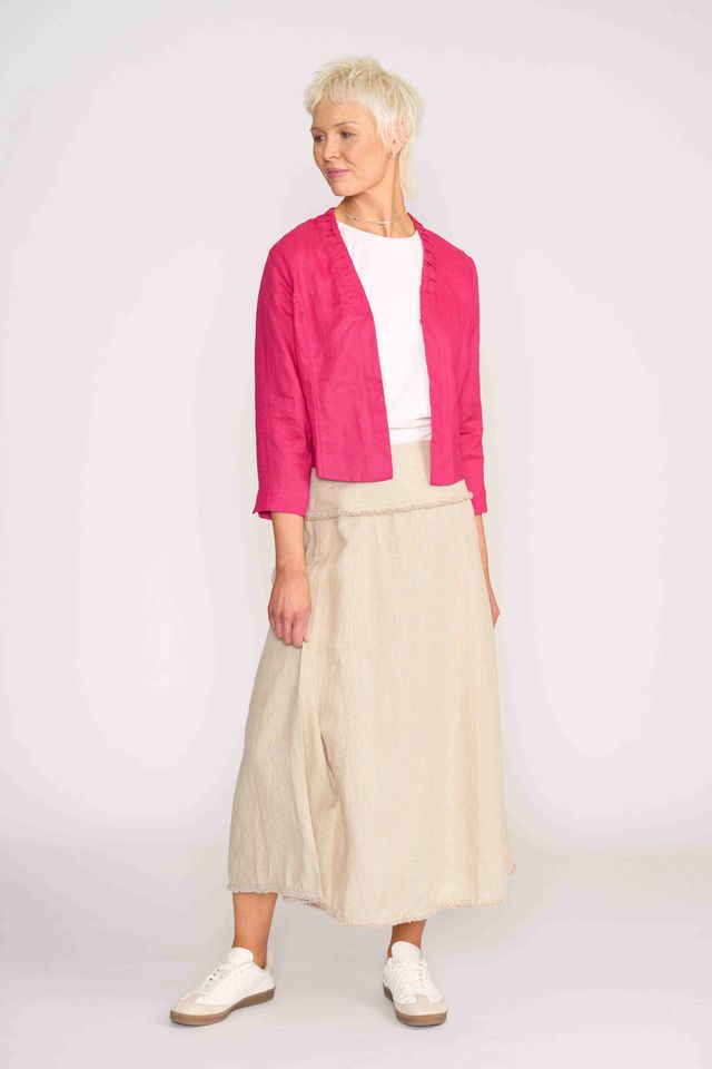 FRINGE BENEFITS SKIRT Stone