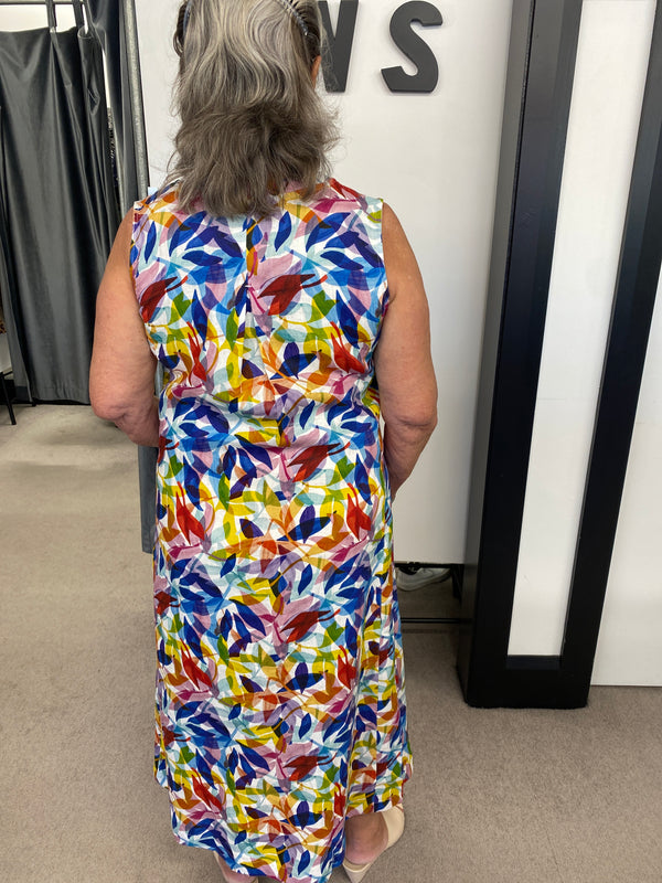 GENEROSITY DRESS Printed Leaf
