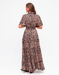 Leopard Black Print Dress