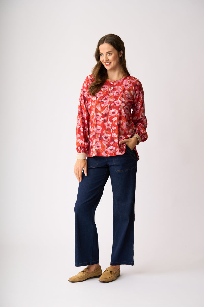 RAZZLE DAZZLE TOP Winter Blooms