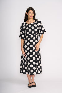 RAGLAN SLEEVE MAXI DRESS Spot