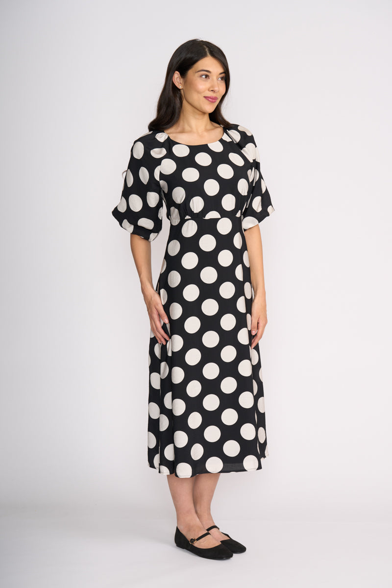 RAGLAN SLEEVE MAXI DRESS Spot