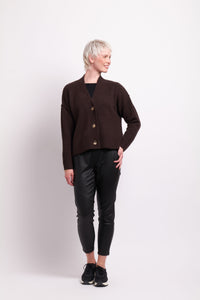 Cosy Up Cardigan in Chocolate