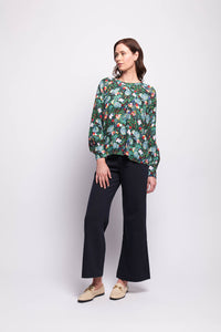 Twist Front Blouse in Dream Floral