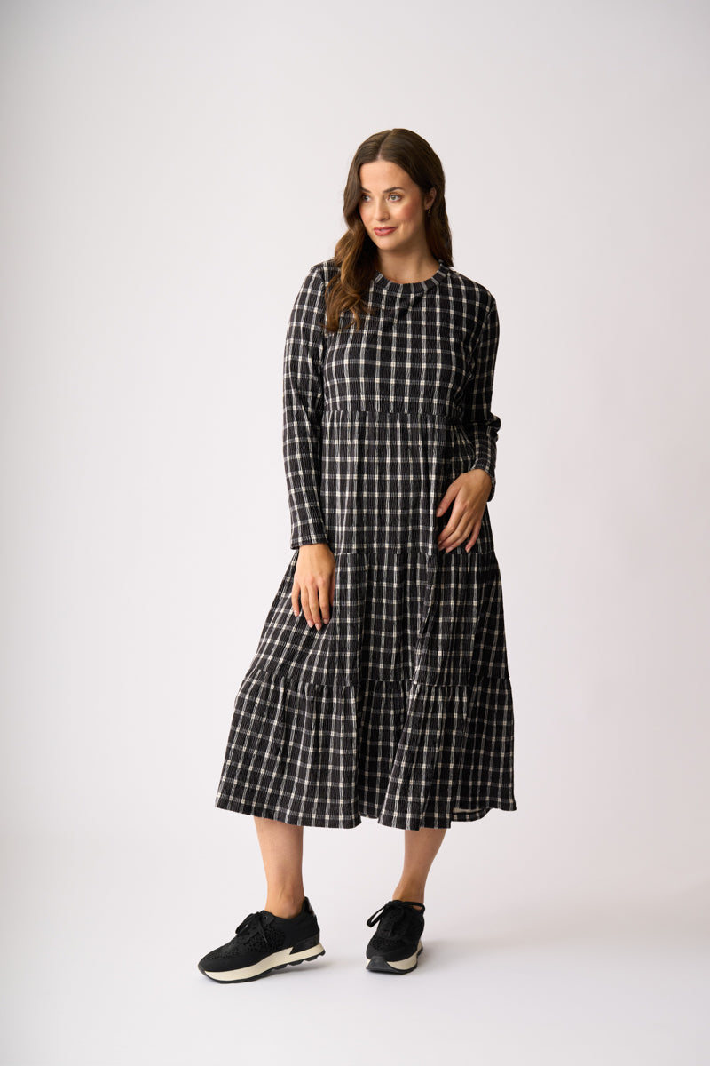 VELVETEEN DRESS Check