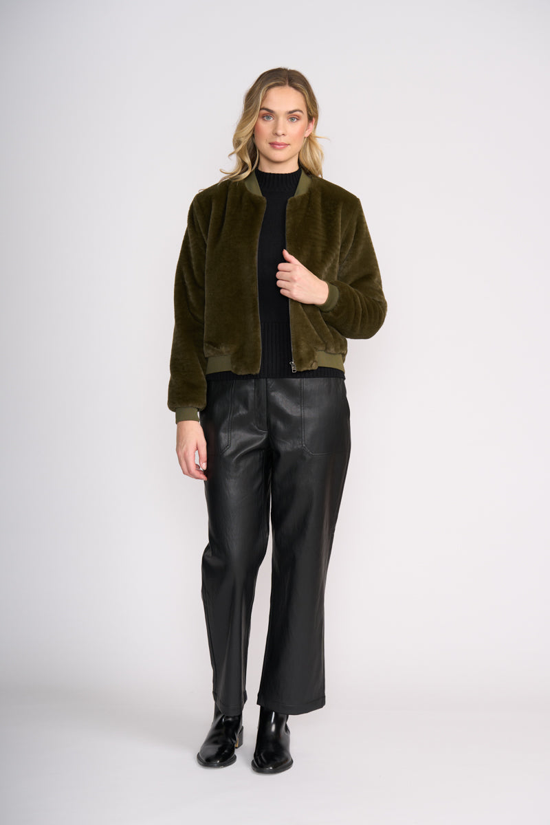 FUR SURE AVIATOR JACKET Khaki