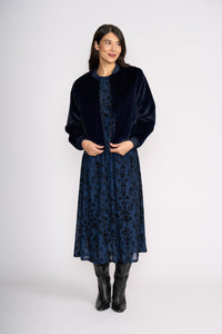 FUR SURE AVIATOR JACKET Navy