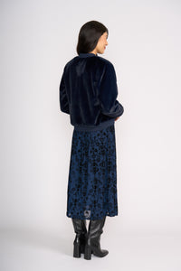 FUR SURE AVIATOR JACKET Navy