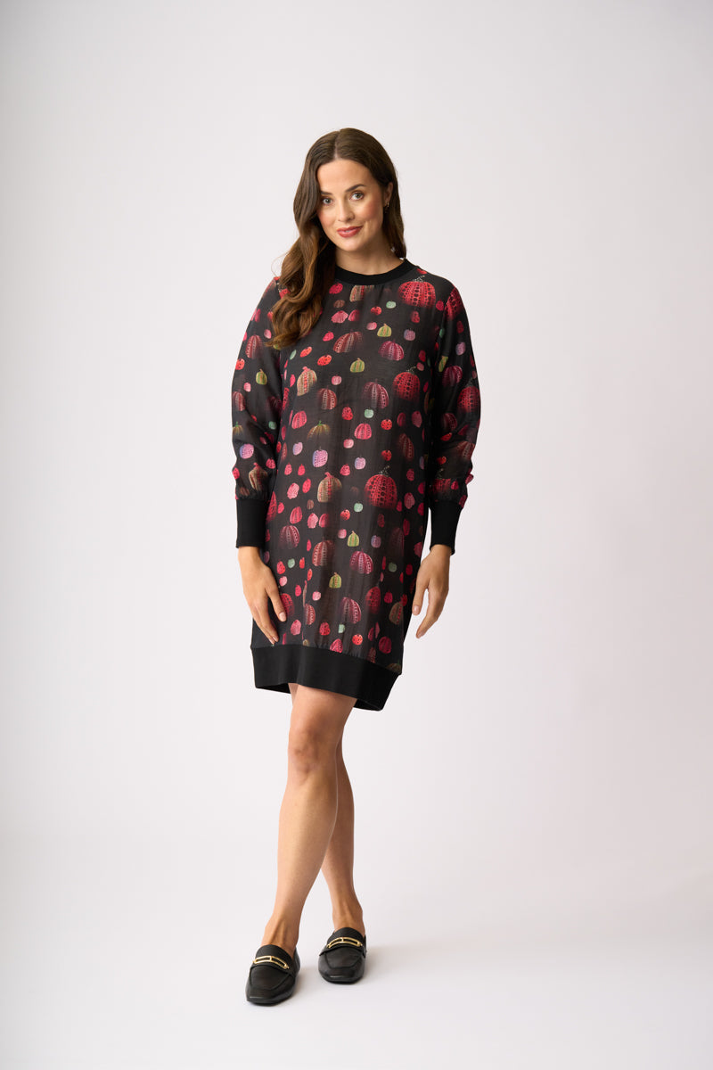 CONTRAST DETAIL DRESS Pumpkins