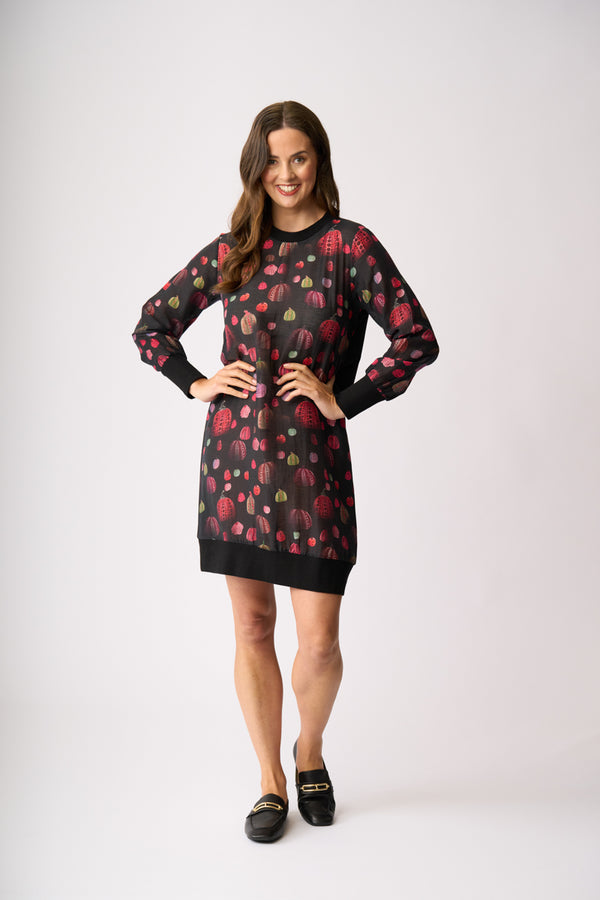 CONTRAST DETAIL DRESS Pumpkins