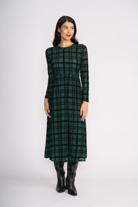 FLOCK YEAH DRESS Green Check