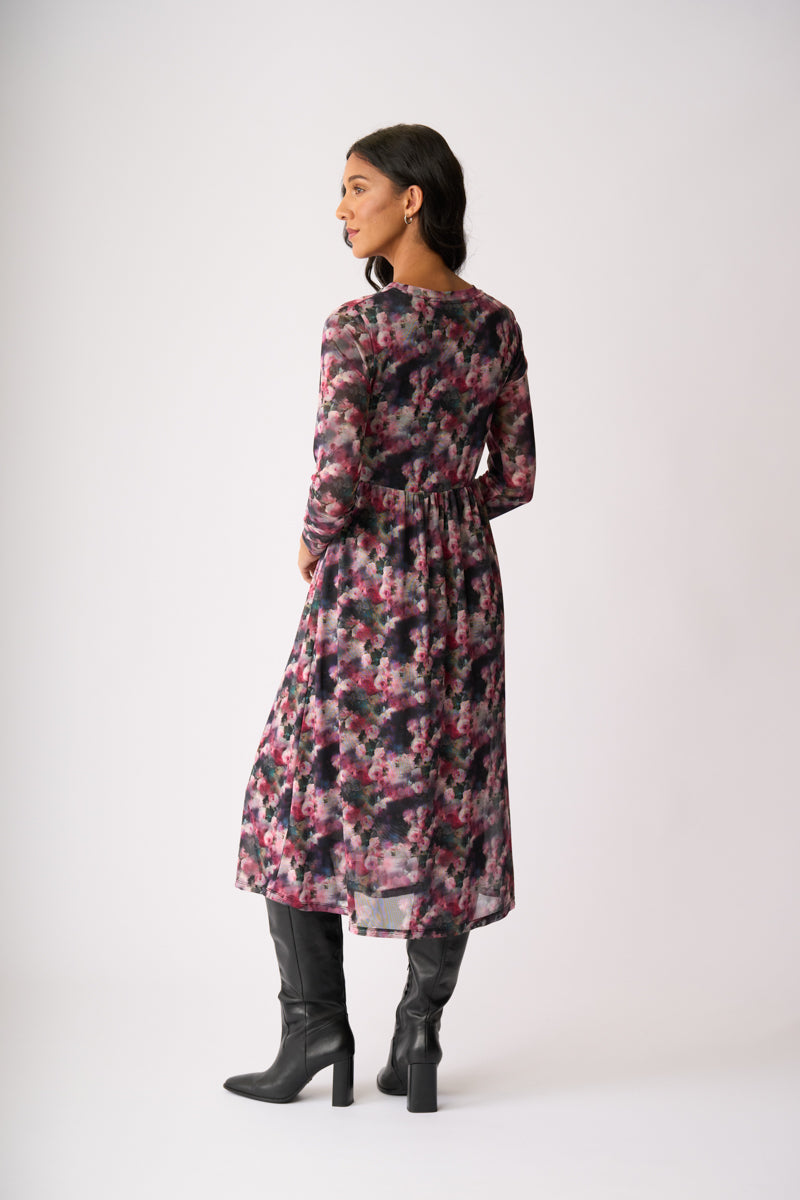 FLOCK YEAH DRESS Winter Floral