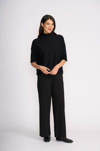 ROLL NECK JUMPER Black