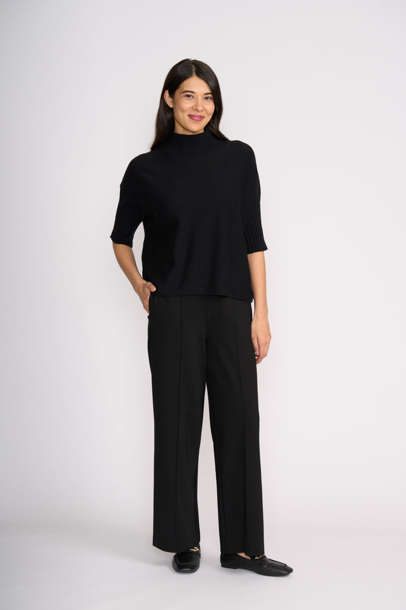 ROLL NECK JUMPER Black
