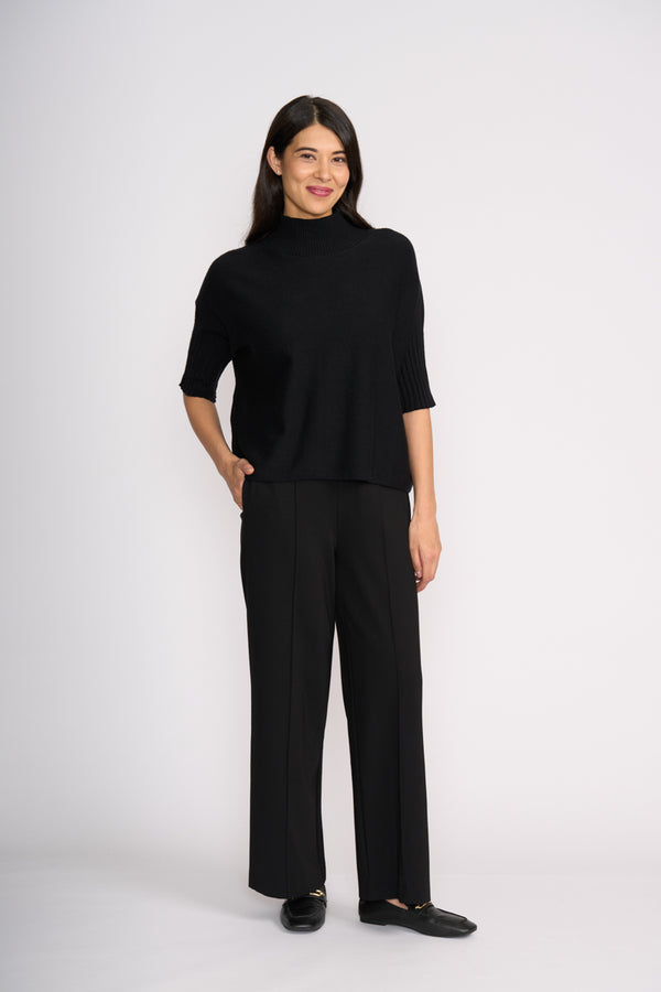 ROLL NECK JUMPER Black