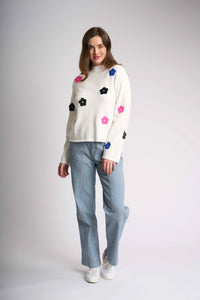 FUNNEL NECK JUMPER Snow Multi