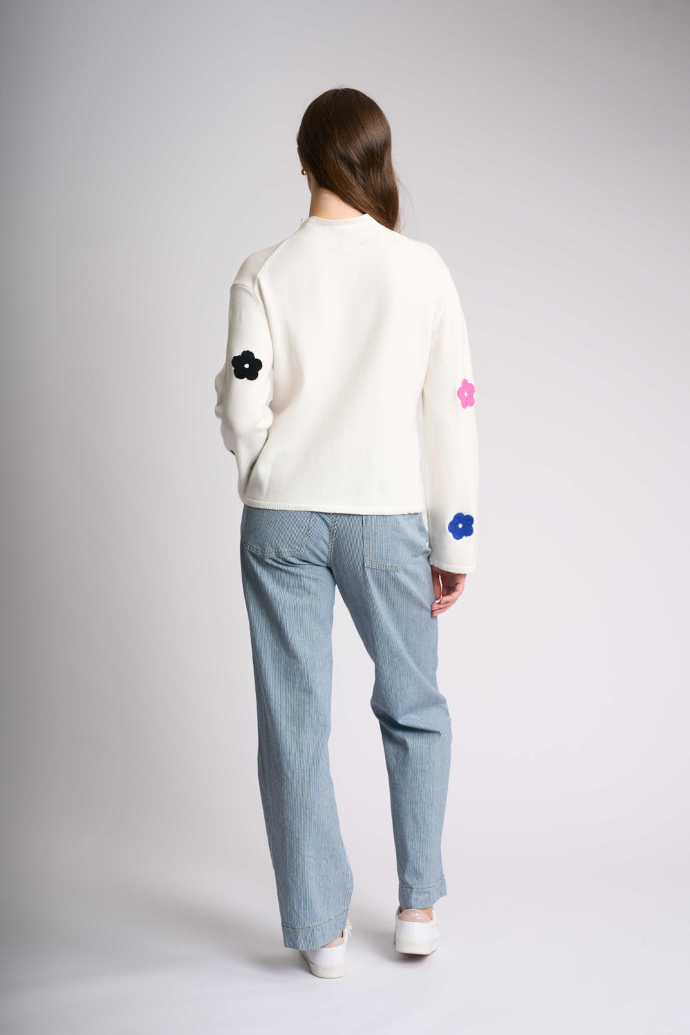 FUNNEL NECK JUMPER Snow Multi