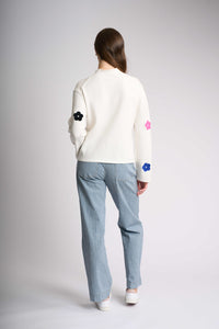 FUNNEL NECK JUMPER Snow Multi