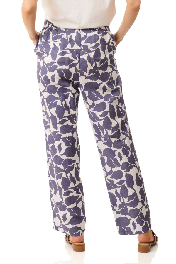 Loxton Print Pant Blue