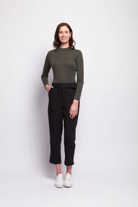 Patch Pocket Pant in Black