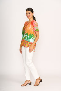 PLEAT BACK & CONTRAST TOP Sun-Kissed
