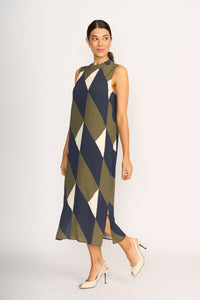 SIDE SPLIT DRESS Geo