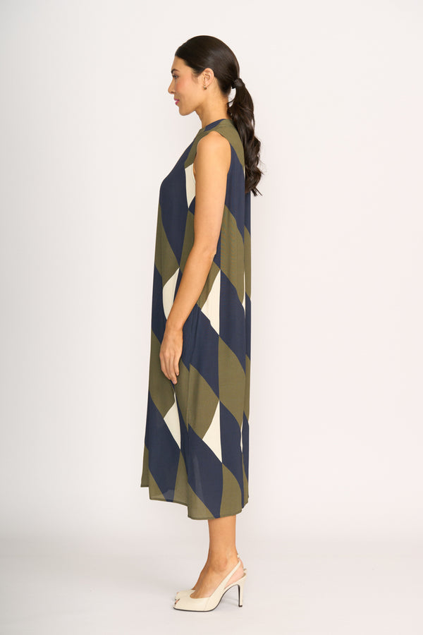 SIDE SPLIT DRESS Geo