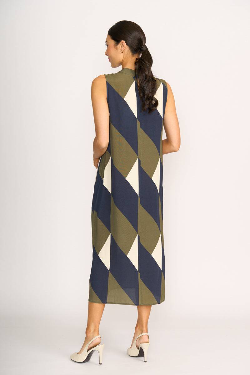 SIDE SPLIT DRESS Geo