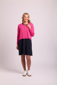 Best Feature Cardigan in Pink