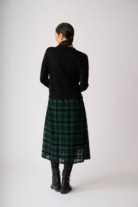 ESSENTIAL RIB TRIM CARDIGAN Black