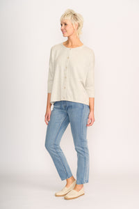 RELAXED CARDIGAN Oat